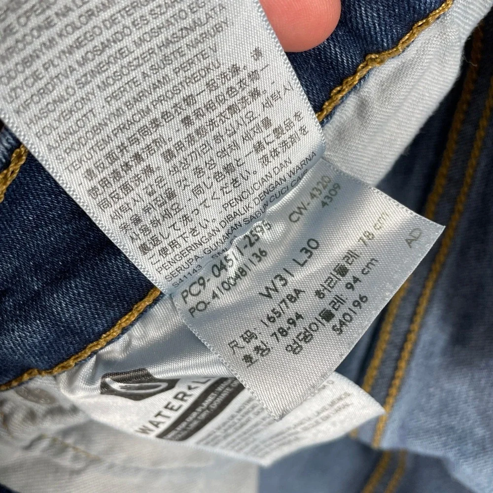 Levi's 511 Jeans Mens 30x30 Blue Slim Fit Stretch Denim Pants